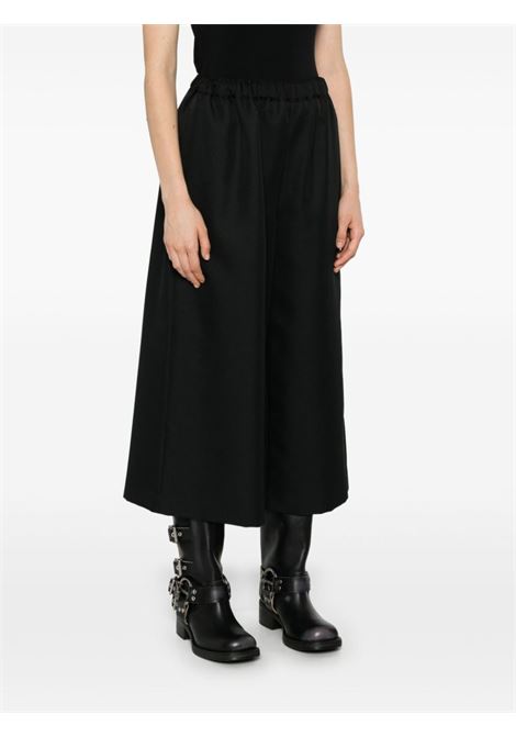 Pantaloni crop in nero Comme des garcons - donna COMME DES GARCONS | GNP0091